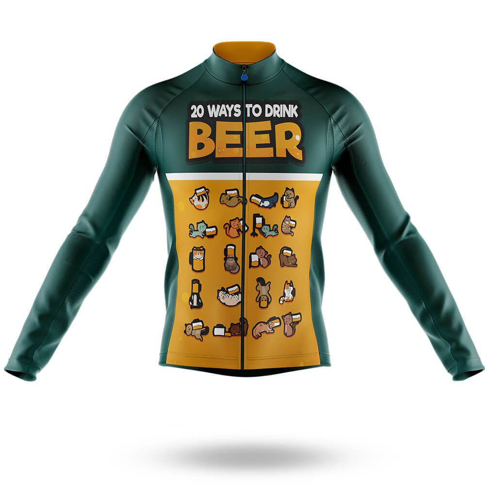 20 Ways To Drink Beer - Men's Cycling Kit
